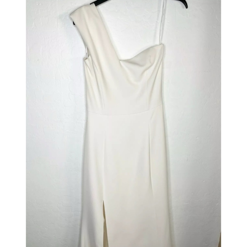 CHRISTIAN SIRIANO Ivory Off the One Shoulder Gown - Picture 8 of 12
